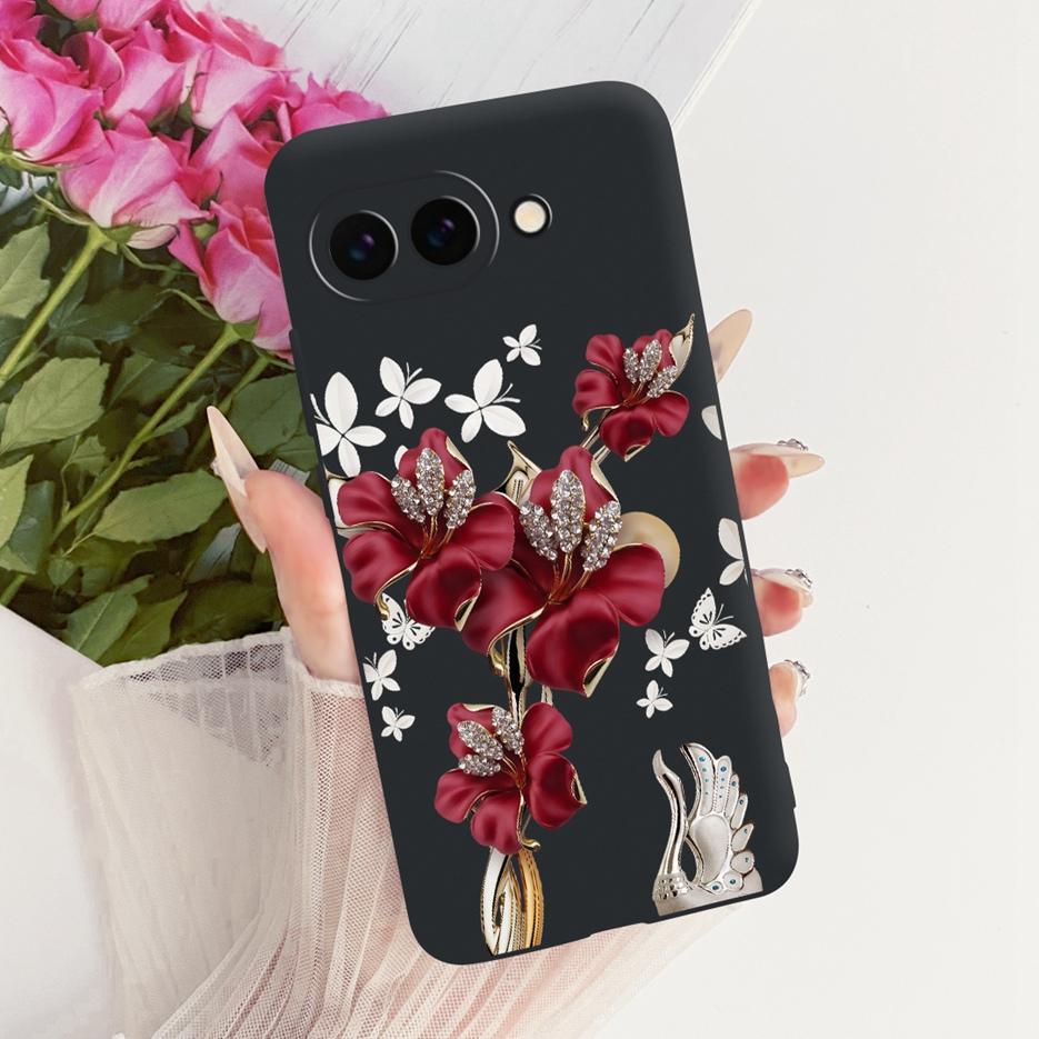 Чехол для Google Pixel 9 Pro Милый Лев Модный Расписной Чехол Мягкий ТПУ Чехол для Телефона Для Google Pixel 9A Pixel9 Pro Задняя Крышка Fundas