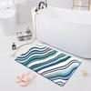 Впитывающий нескользящий коврик Дверной коврик Ванная комната Туалет Пол Душевая комната Коврик для ванной Современный кухонный коврик