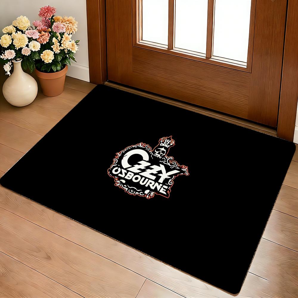 Singer O-ozzy Osbourne Floor Mat Cozy Flannel Soft Thick Non-Slip Mat For Living Room Bedroom Kitchen Decor Rugs