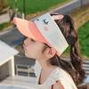 Kids Cartoon Bunny Summer Sun Hat With Breathable Polyester For Outdoor Play