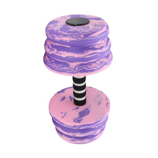 1/2Pcs Water Sports Dumbbells Water Workouts Easy Grip Foam Barbells High-density EVA Fitness Dumbbells