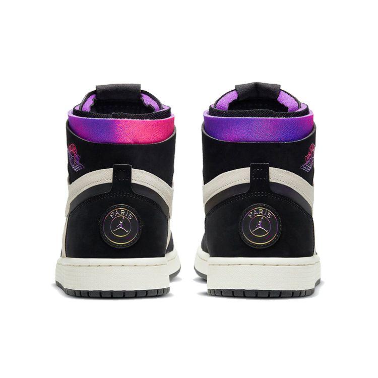 Кроссовки унисекс Paris Saint-Germain x Air Jordan 1 High Zoom Comfort Paris Фиолетовый Белый Черный DB3610-105
