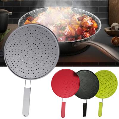 Крышка для кастрюли, устойчивая к проливам и брызгам, силиконовый защитный коврик для раковины