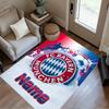 Bayern Munich Neon Art Floor Mat Suitable for Dormitory Playrooms Balcony Kitchen Anti-slip Rug Anime Office Decor Best for Christmas