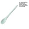 Soup Spoon Bent Head Long Handle Silicone Multi-purpose Portable Dessert Ice Cream Scoop