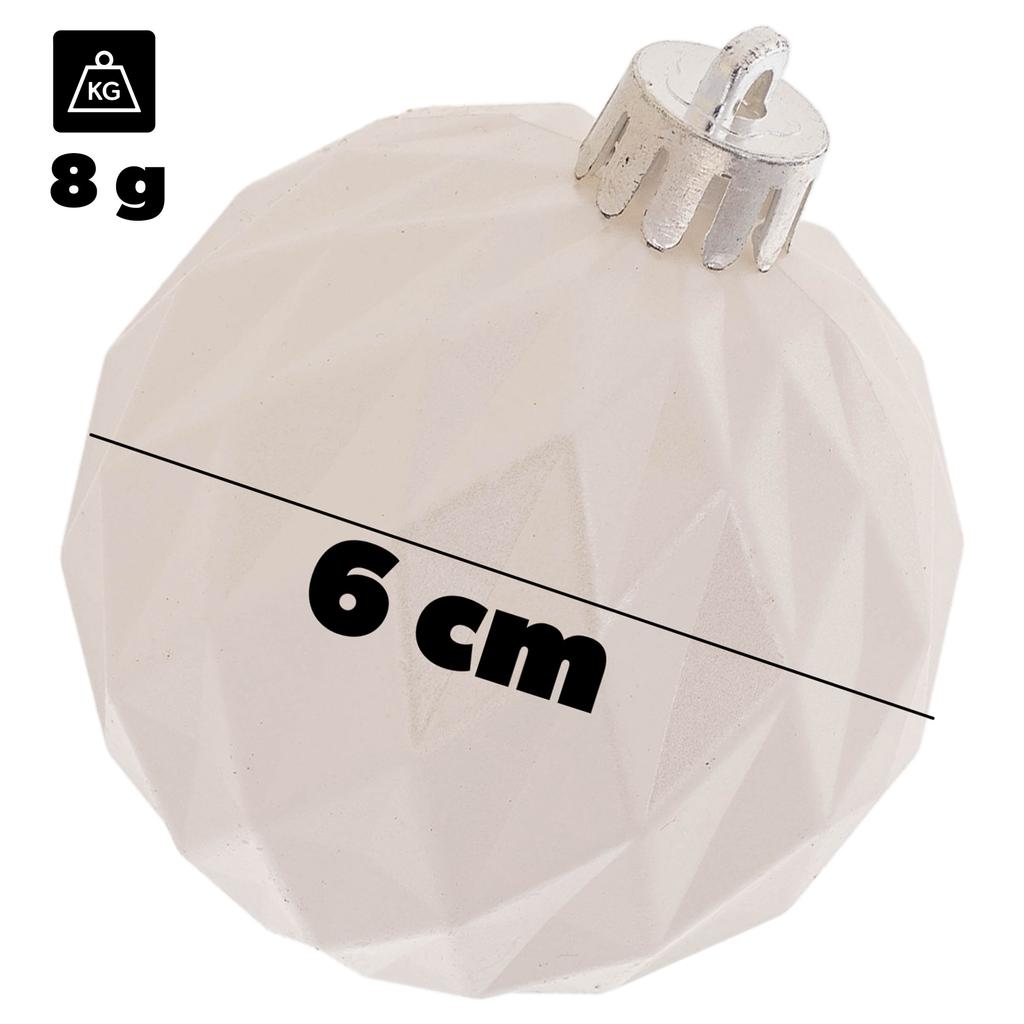 Bombki Choinkowe Nietłukące Bombka Na Choinkę Ozdoby Świąteczne Zestaw 6x