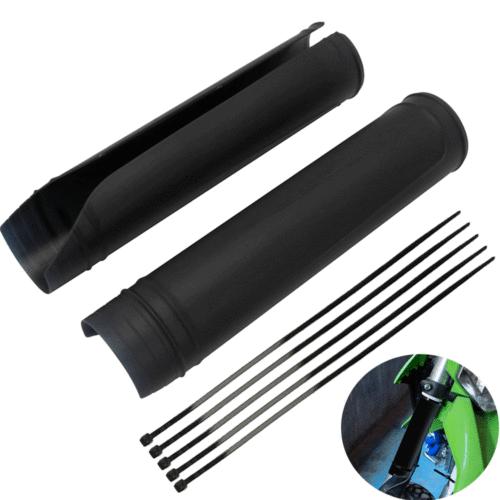 2PCS Motorcycle Fork Rubber Cover Shock Absorber Guard Protector For On/Off Road