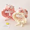 Korean Floral Baby Princess Hat Winter Warm Knit Wool Cap for Infant Cute Flower Toddler Girls Ruffle Ear Protection Caps
