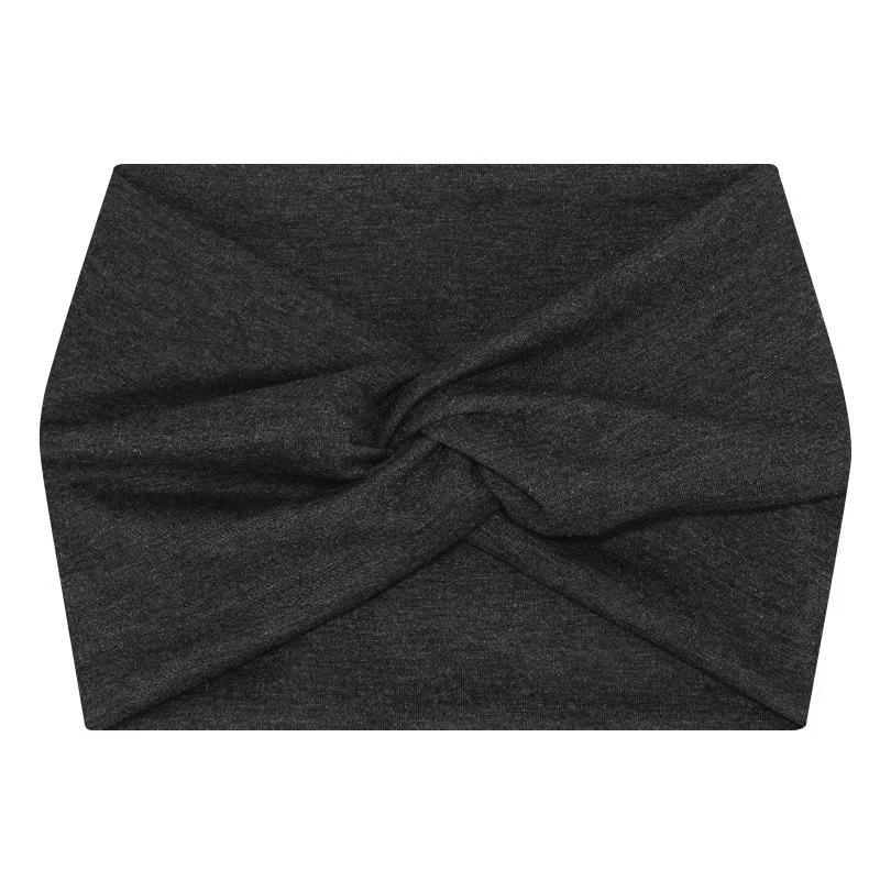 Африканская очень широкая эластичная повязка на голову для йоги и спорта