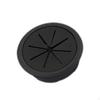 Cable Hole Cover Organizer Desktop Devices Manage And Hide Black Wire Holder Flexible Desk Grommet