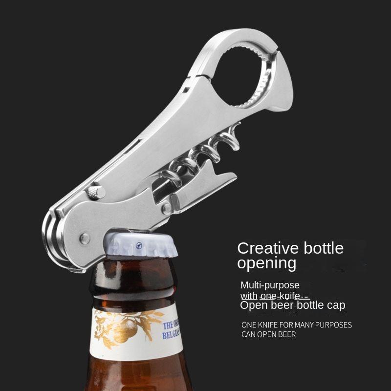 1 шт. штопор для красного винаМногофункциональный штопор для красного винаВинный штопорДомашняя портативная открывалка для бутылок