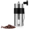 HXDWLKJ Small Mini Coffee Mill, Manual Coffee Grinder, Stainless Steel and Ceramic, Washable, Adjustable Grind Size, Portable Kitchen Grinding Tool Fo