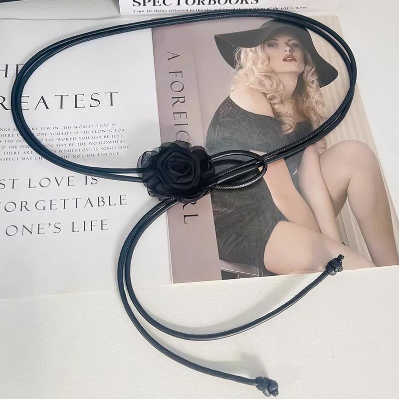 Women Fashion thin Belt Adjustable for Dress Jeans, Bohemian Waist Belt for Women, dress decor belt