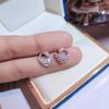 Серьги Новые Женские Модные Ювелирные Изделия Высококачественные Хрусталь Циркон Форма Лебедя Ретро Простые Изысканные