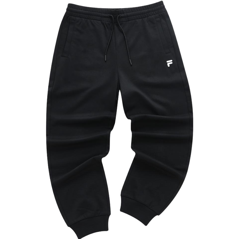 Fila Fusion Модные повседневные вязаные длинные брюки мужские штаны Черный T11M333602FBK