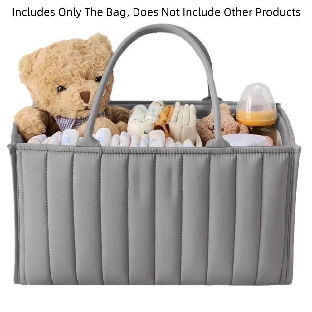 Multi-Pocket Foldable Mommy Bag Large Capacity Diaper Storage Bag Baby Diaper Organizer  Nursery