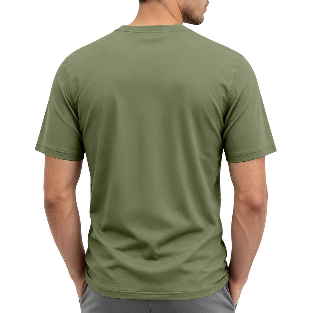 Мужская футболка-henley с коротким рукавом и планкой на пуговицах, повседневная, приталенная, спортивная, базовая, однотонная, с круглым вырезом, для повседневной носки