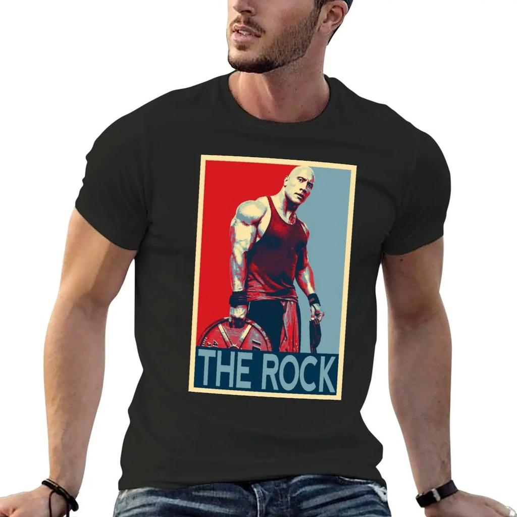 dwayne johnson T-Shirt edition vintage clothes plain t shirts