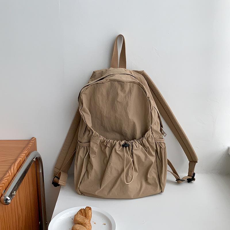 Simple Nylon Backpack Backpack Casual Commuting Large Capacity Lightweight Student Backpack