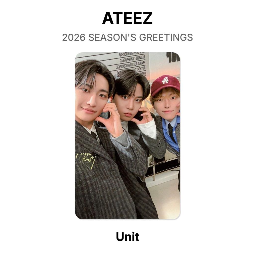 ATEEZ ПОЗДРАВЛЕНИЕ С СЕЗОНОМ 2026 Официальная фотокарточка
