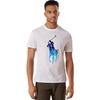 Polo Ralph Lauren SS23 Логотип Принт Повседневная Круглый вырез Короткий рукав Футболка Мужские Топы Белый 710890946-002