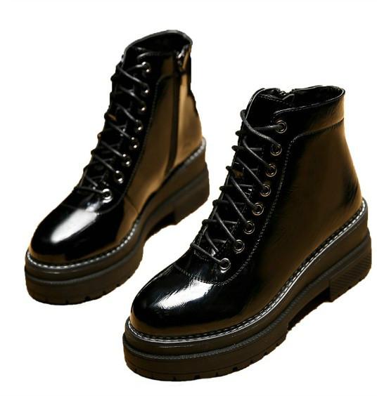 Size 35-40 2024 New Ankle Women's Chelsea Boots Spring Cool New Rain Shoes Woman Winter High Heels Female Platform Fur Boot99