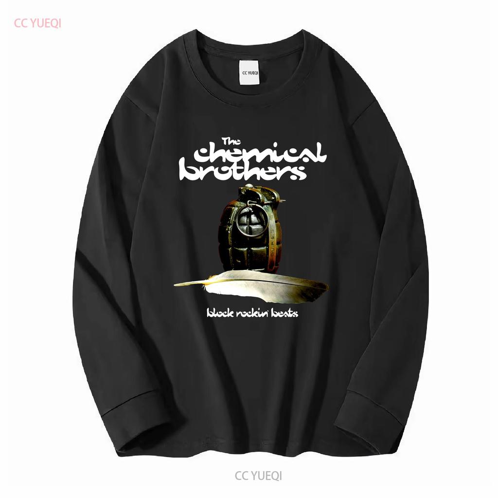 Футболка the chemical brothers с длинным или коротким рукавом винтажная вываренная уличная одежда мягкий топ для повседневной носки унисекс стильная мода