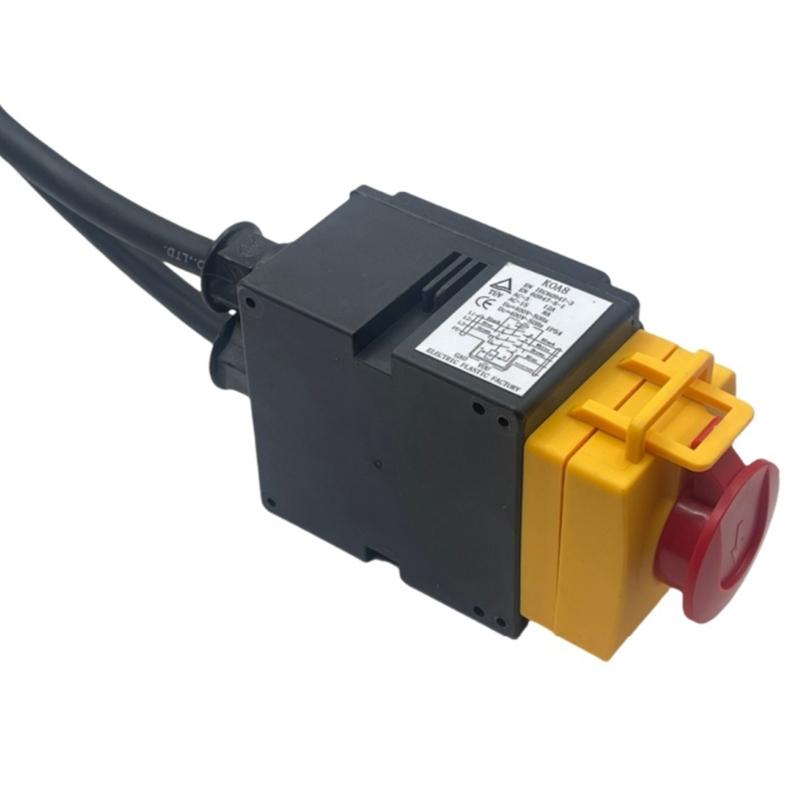 Waterproof Push Button Switch Strog Strength Latching Push Button Switch Heavy Duty Push Button for Motor Start Stop