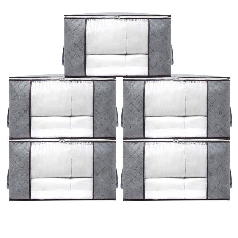 Складная сумка для домашнего хранения 1/2/3/4/4 шт., новая водонепроницаемая ткань Оксфорд, постельное белье, подушки, одеяло, сумка для хранения, сумка для хранения одежды, органайзер