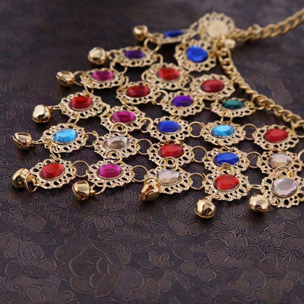 Богемный ободок для волос с пайетками Костюмы для танца живота Сияющие украшения с пайетками Шоу-шоу