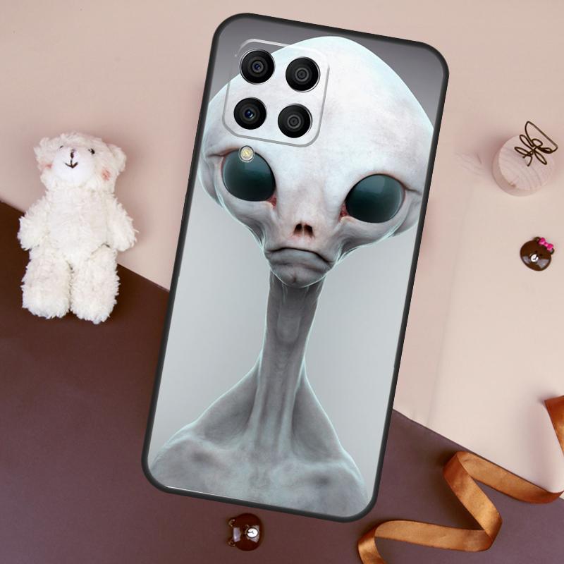 Эстетичный инопланетный чехол для Samsung Galaxy M06 M53 M13 M31 M11 M35 M55 M15 M56 M36 M16 M12 M32 M52 M14 M34 M54