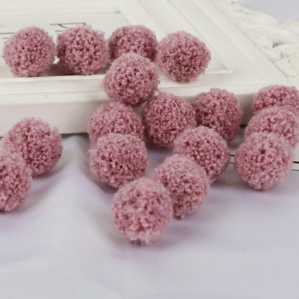 15/20mm Colorful Pompoms Dolls Garment Handmade Material Soft Fluffy Pom Poms Ball For DIY Kids Toys Accessorie