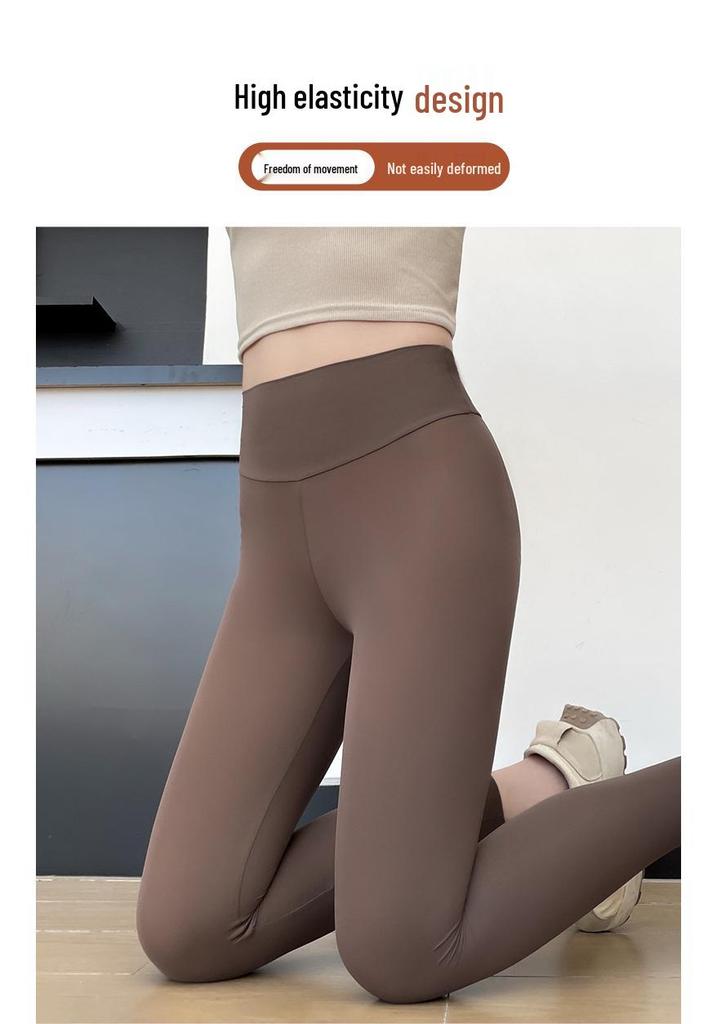 Ультратонкие shark pants из ледяного шелка с высокой талией для контроля живота и подъема ягодиц для женской летней йоги и фитнеса.