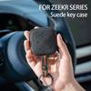 Для ZEEKR 001 ZEEKR X Набор ключей Замшевая сумка для ключей Защитный чехол для автомобильного пульта Деккоративные аксессуары