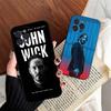 1 шт. Классический чехол для телефона J-john Movie W-wick для iPhone 17 Air 16 15 14 13 12 11 Pro Max 16 15 14 Plus Мягкий чехол из ТПУ
