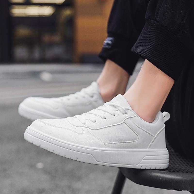 Мужские белые кроссовки, легкие дышащие спортивные кроссовки унисекс, высококачественные удобные туфли для скейтбординга для мужчин