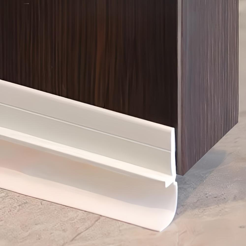 Силиконовая уплотнительная лента для низа двери Звукоизоляционная Водонепроницаемая Защищающая от сквозняков Легкая установка для дверей ванной комнаты Звукоизоляционные стеновые панели