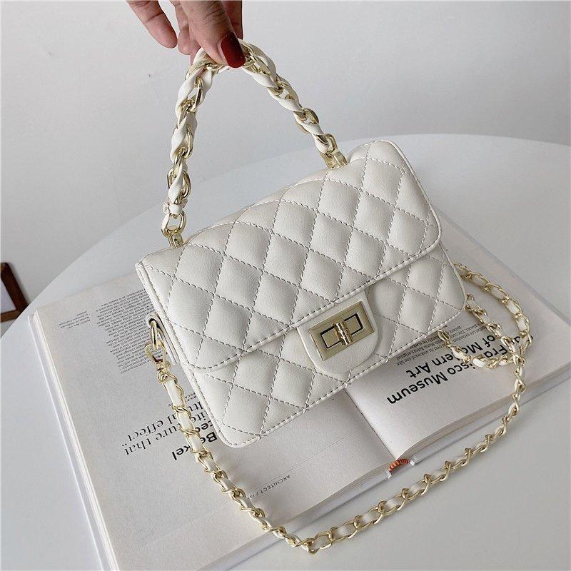 Сумка-цепочка новая мода бриллиант большая вместимость чувствительное время универсальная мессенджер многослойная маленькая квадратная сумка