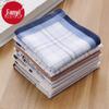 Men’s A1V50 Nostalgic Plaid Sweat-Absorbing Handkerchief with Free Shipping