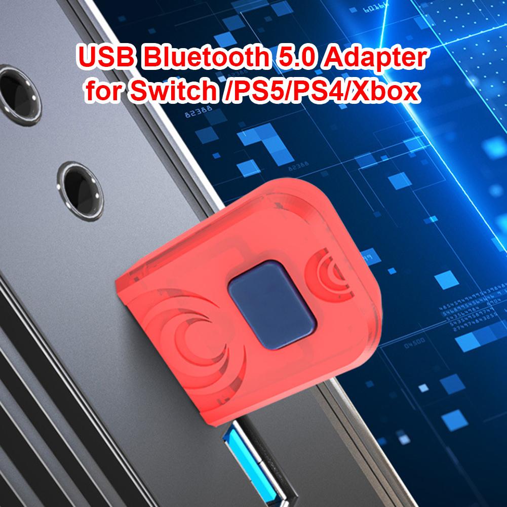 Беспроводной USB-адаптер-приемник для геймпада PS 5 4, Bluetooth-совместимый адаптер для Android TV Box