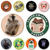 32/44/58mm Handmade Exquisite Badge About Alligator Sakura Cat Lemur Animal Love Cartoon Cute Enamel Pins for Hat Clothes Backpack Jewelry