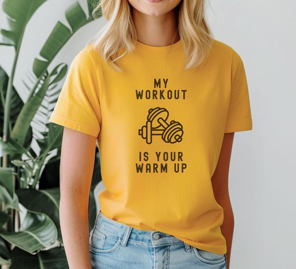 Sarcastic Workout Shirt, Funny Gym Gift, Unisex Fitness Tee