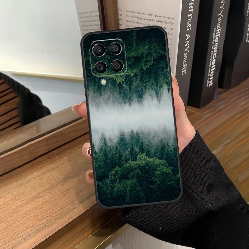Красивый чехол с изображением горного леса для Samsung Galaxy M56 M16 M36 M33 M53 M13 M12 M32 M52 M20 M15 M55 M31 M14 M35 M34 M54