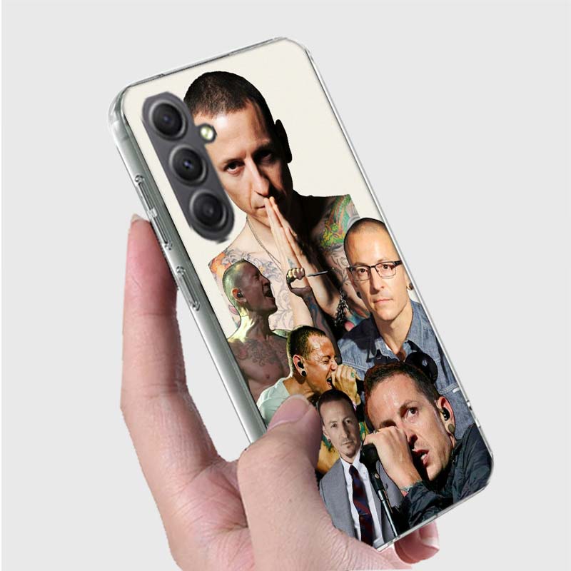 Singer C-Chester Bennington Phone Case for Samsung A16 A26 A36 A56 A17 A37 A57 A07 A06 A02S A03 A04S A05S Galaxy Note 20 10 A50S