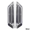 2PCS Car Exterior Air Intake Flow Side Fender Vent Wing Cover Trim Tuning Car Styling Shark Gill ABS 3D Decoration
