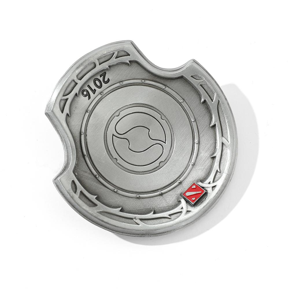 Игра DOTA 2 Immortal Champion Shield Aegis of Champions винтажный цветной металлический коллекционный подарок ювелирных изделий