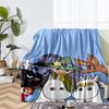 Moomin Theme Printed Blanket - Perfect for Couch, Bed, Travel & Outdoor Use | Machine Washable, Cozy & Durable.