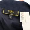 Fendi Юбка миди облегающего кроя 40 темно-синяя женская б/у