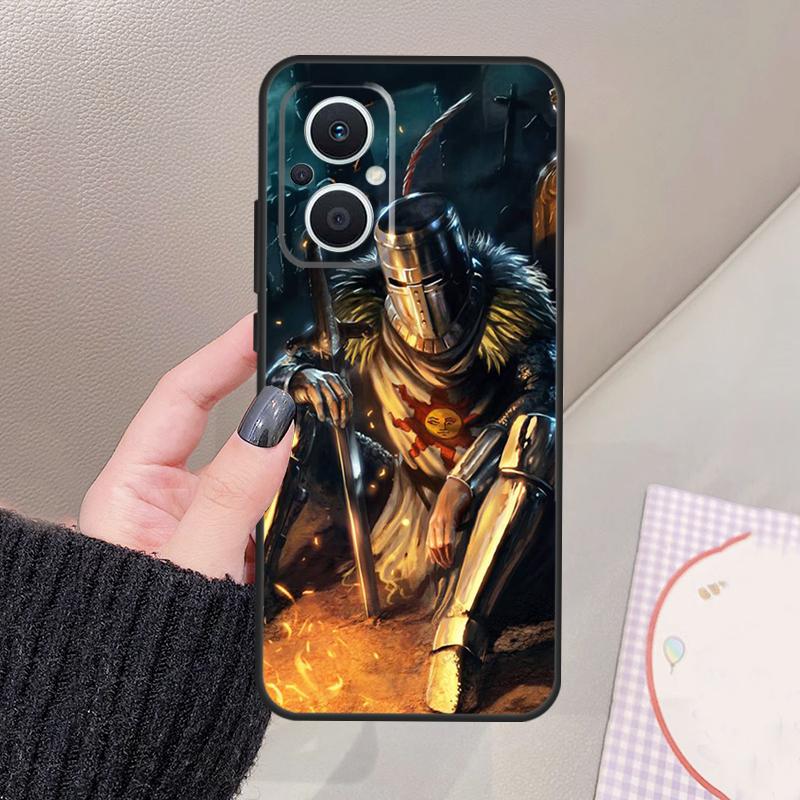 Слава Солнцу Dark Souls Чехол Для OPPO Reno 13 11 12 14 Pro 13F 14F 12F 11F 7 8 Lite Чехол OPPO Find X5 X6 X8 X9 Pro