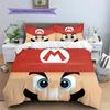 Постельное белье Mario Classic Pose: пододеяльник и наволочки, Ретро постельное белье для фанатов Марио, Отличный подарок.chl